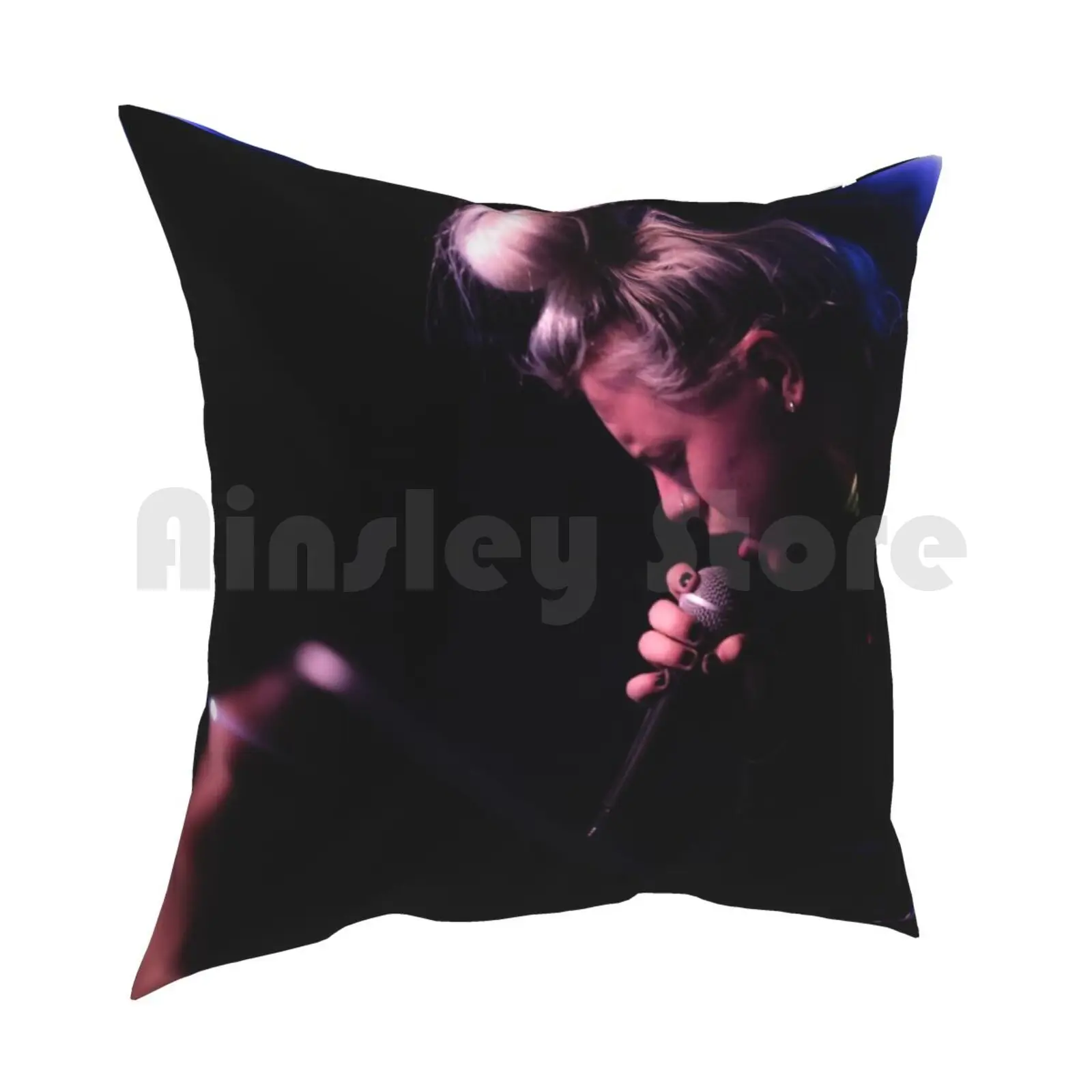 Lauren Sanderson Pillow Case Printed Home Soft Throw Pillow Concert Music Artist Lauren Sanderson