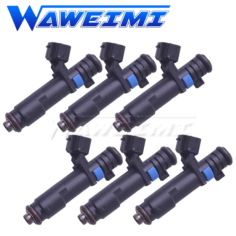 WAWEIM 6pcs Bico Fuel Injector OE A2C59517086 For Citroen C5 C4 GRAND PICASSO Peugeot 407 05-16 Nozzle New Injection Car Engine