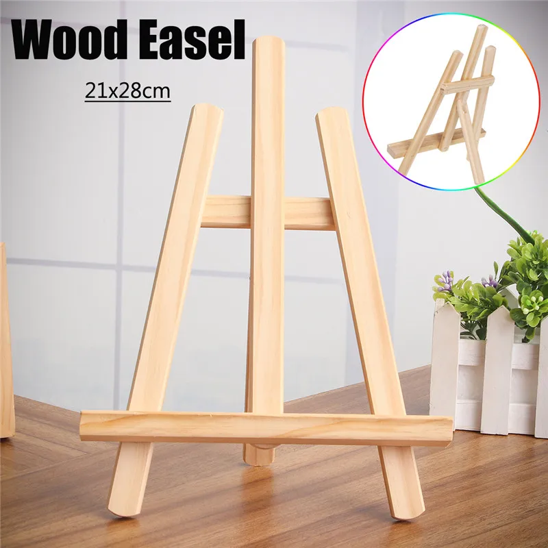 21x28cm Wood Easel artist Art Easel Craft Wooden Adjustable Table Card Stand Display Holder Calendar Display Rack Wedding Table