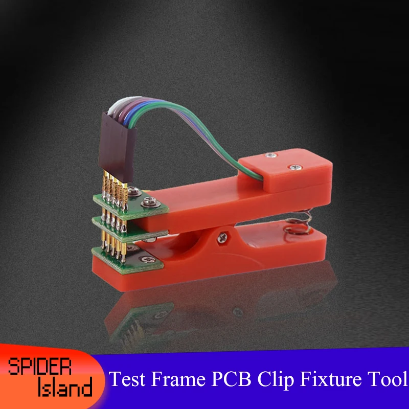 Test Frame PCB Clip Fixture Probe Download Program Programming 2.54mm 2.0mm JTAG Test Tool 2Pin-10Pin