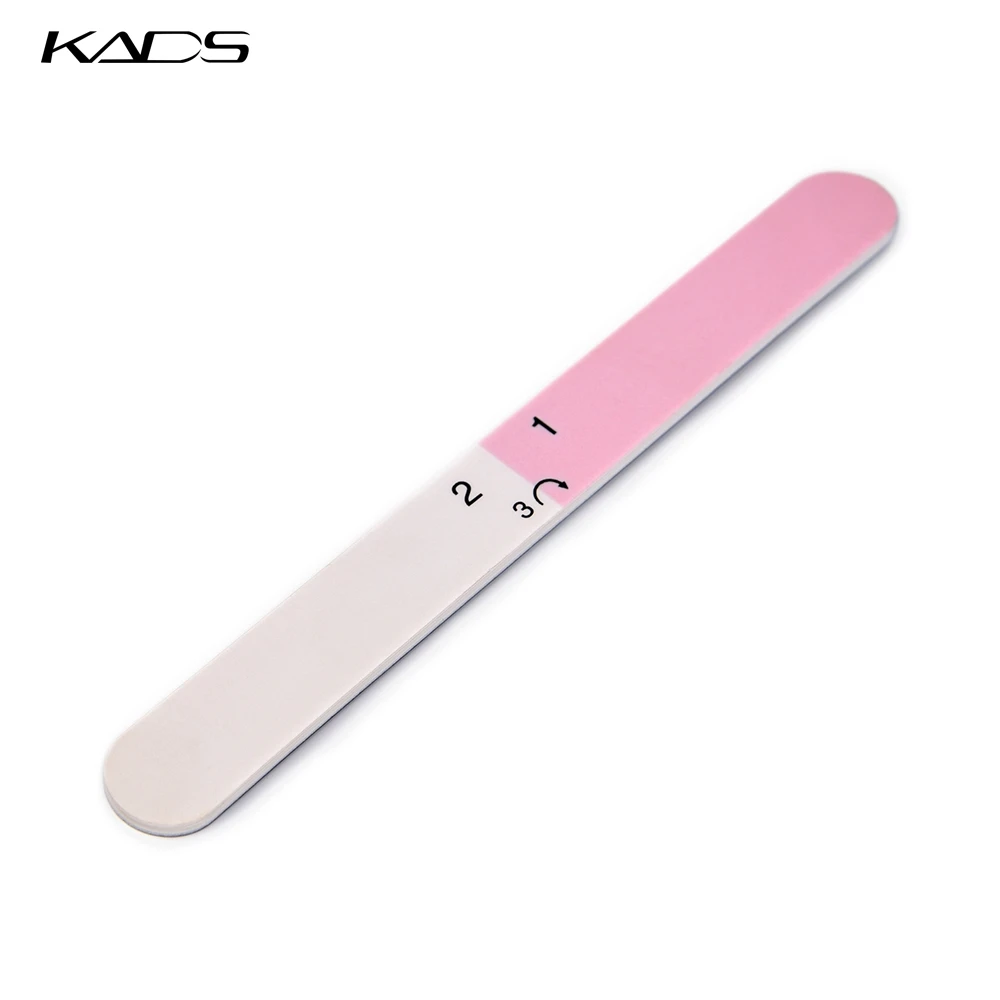 KADS 3 Way Nail File and Buffer 320 600 3000 Sandpaper Nail Polishing File Grit for Women Girls Manicure Tools Professional Care