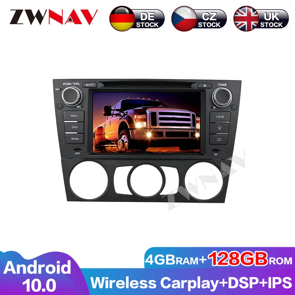 Android 10 4G+128G DSP IPS wireless Carplay Radio Car DVD Player GPS navigation For Benz E90 Saloon 2005-2012 Head Unit Multimed