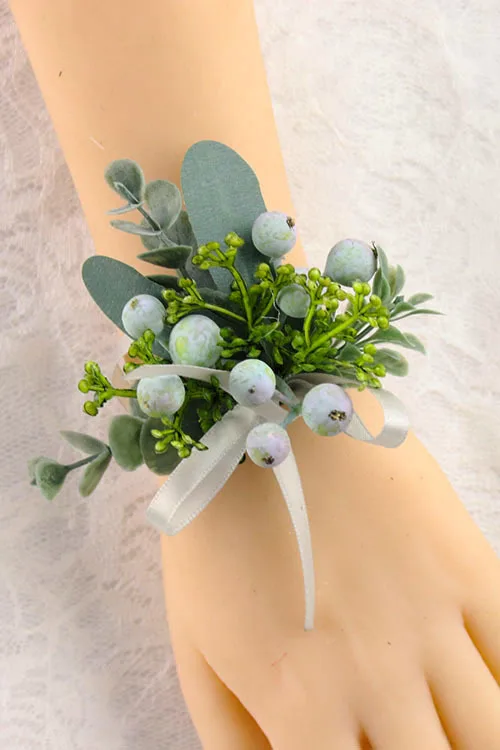 Novo boutonnieres aritifical flores casamento corsage pinos de pulso flores para ocasiões especiais