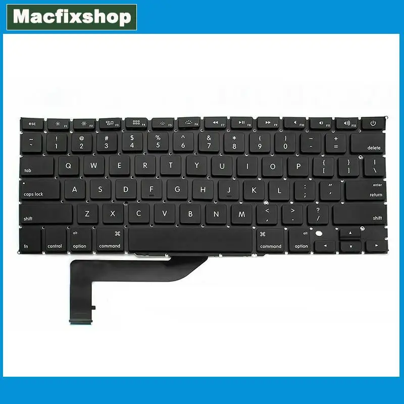 Teclado A1398 para ordenador portátil, reemplazo de teclado para Macbook Pro de 15 pulgadas, Retina A1398, US, 2012, 2013, 2014, 2015, nuevo