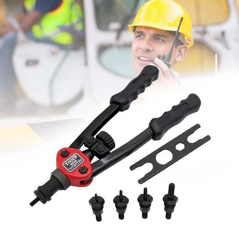 BT-606 Manual Riveter Nut Tool M3-M10 Hand Blind Riveter Gun Rivet Nut Pull Cap Auto Set Rivet Nut head