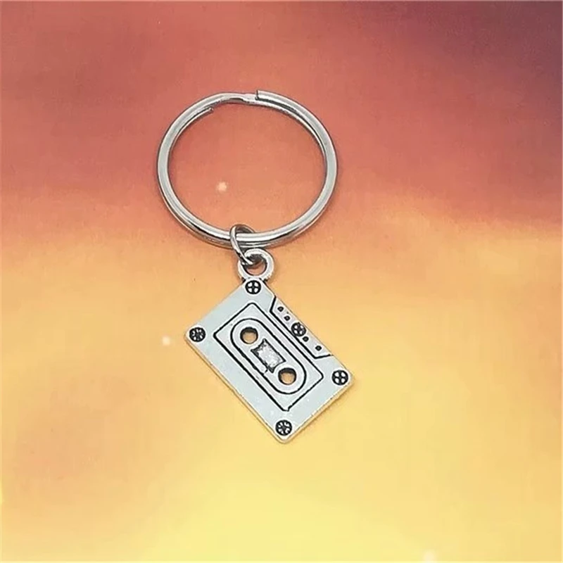 1 Pcs Cassette Tape Keychain - Music Jewelry Keychain - Unique Gift Cassette Tape Charm - Bag Charm - Gift for Grandma