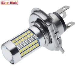 H4 66SMD Moto Motorbike HB2 9003 6V 3030 LED Front Head Light Lamp High Low Beam Motorcycle Scooter Headlight Bulb 6000K White