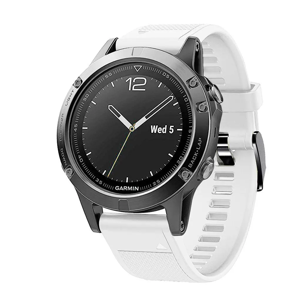 Correa de reloj de liberación rápida de 26mm y 22mm para Garmin Fenix 7X 6X Pro 5X 3 3HR, pulsera de silicona de fácil ajuste para Garmin Fenix 7 Fenix 6 5