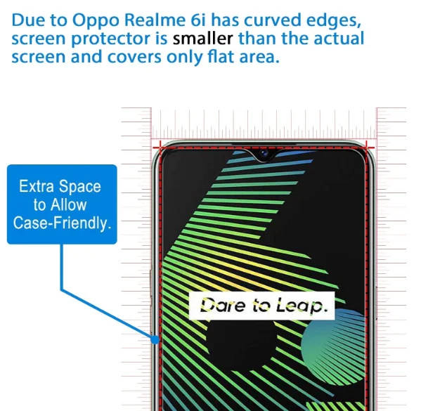 1Pcs Realme 6 pro Tempered Glass For Oppo Realme 6 7 Pro 6 6i 7i Glass Screen Protector On Realmi 6 Pro Front Safety Hard