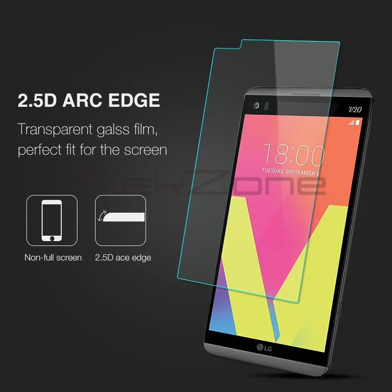 9H Toughed Tempered Protective Glass For LG V20 Screen Protector for LG V20 Exprolsion Proof Anti-scratch Protective Film