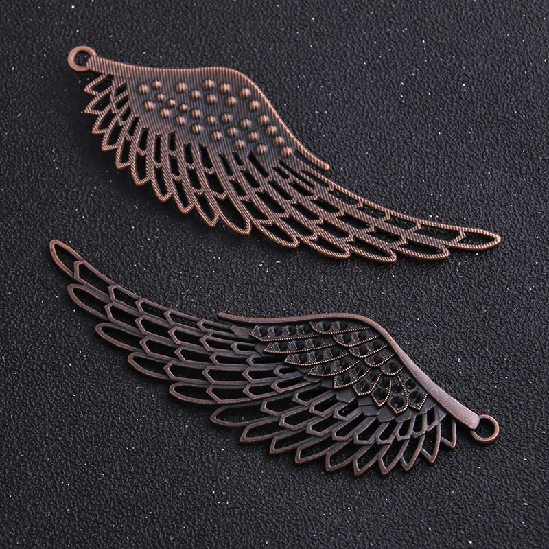 1pcs 38*108mm Vintage Alloy Big Angel Wings Jewelry Charms Jewelry Pendants Fit Jewelry Making Charms