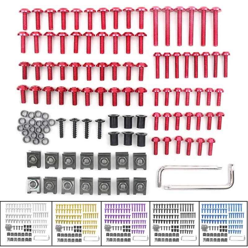 For SYM GTS CRUISYM 300 300i 180 250 150  400 400i 600 600i joymax Z300 Scooter CNC Custom Fairing Screw Bolt Windscreen Screws