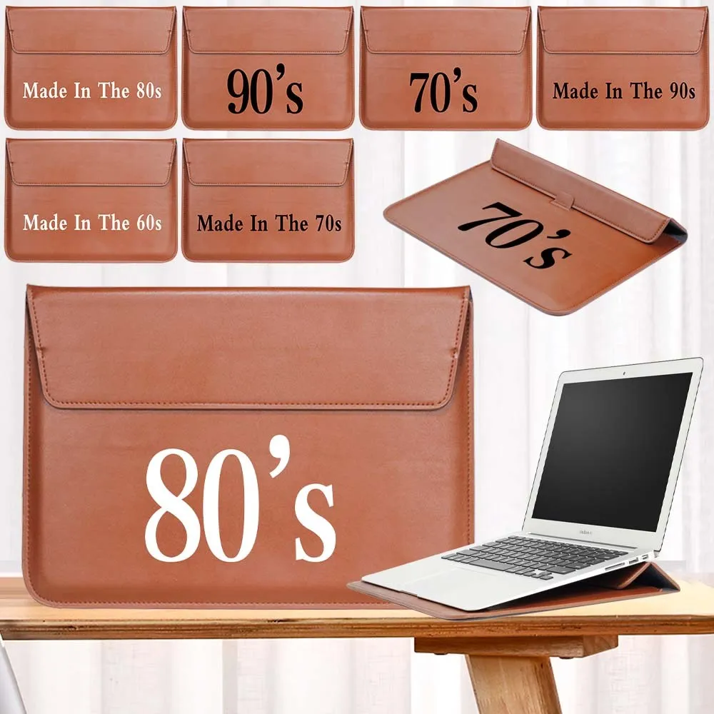 

Laptop Bag Sleeve for 11 14 13.3 15 Inch PU Leather Stand Cover Bag for HP Lenovo ASUS Acer Samsung Macbook Air Pro 13 15 Case