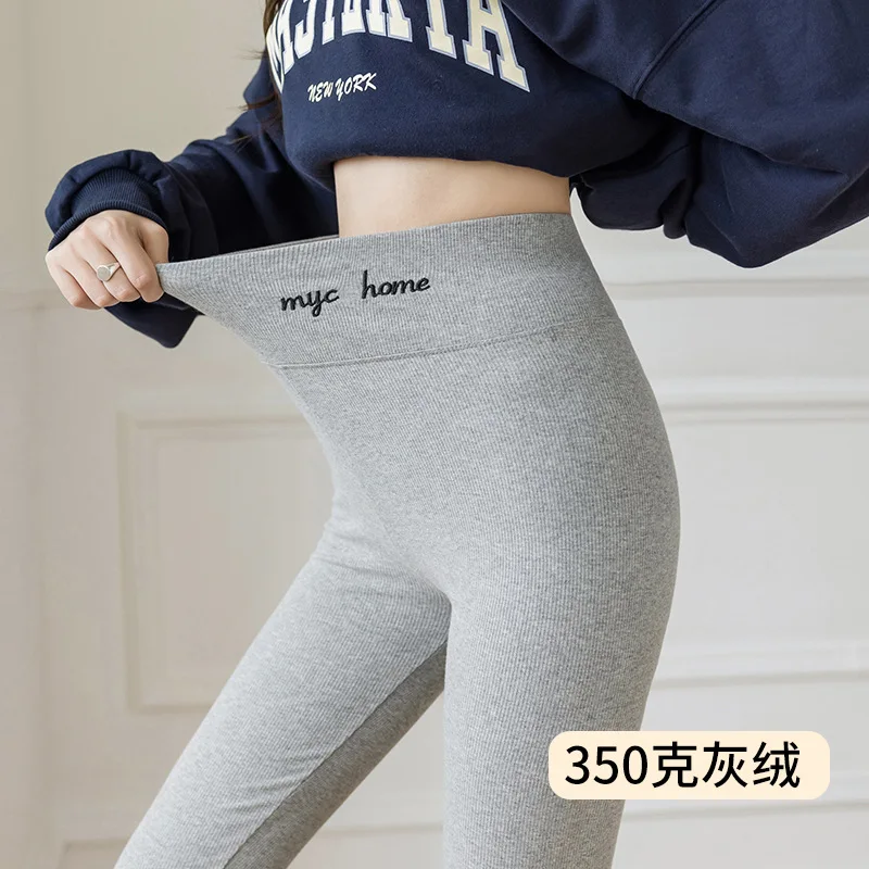 Winter Frauen Berber Fleece dicke Leggings Samt hohe Taille konisches Bein im Freien kälte beständig warm Lolita Mode enge Hosen