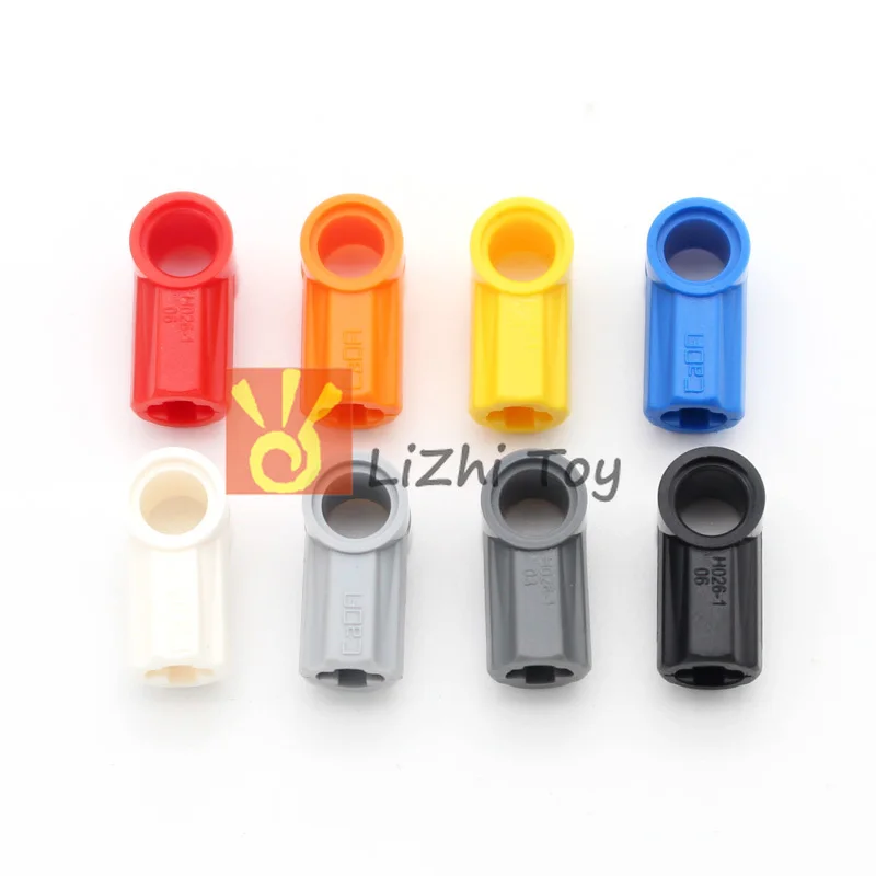 Technology Parts 32013 Axle and Pin Connector Angled #1 Bricks Building Blocks Parts DIY Accessories Compatible with Toy