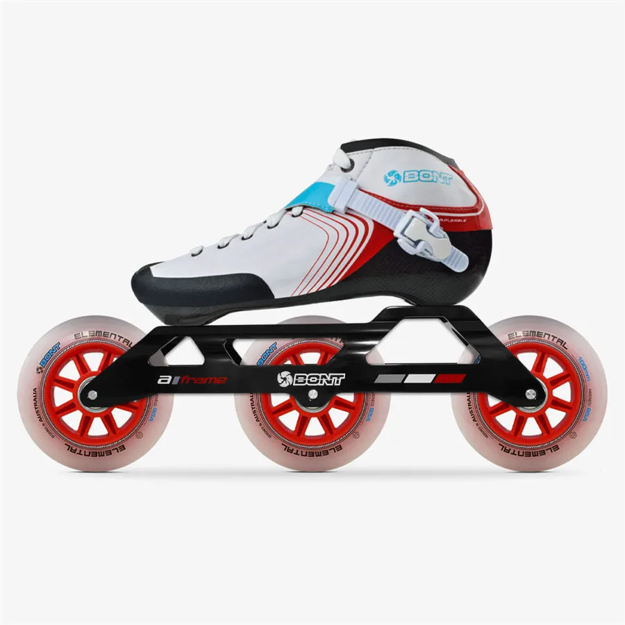 2020 Original Bont Dart Speed Inline Skates Heatmoldable CarbonFiber Boot 100/110mm Elemental Wheels Skating Patines