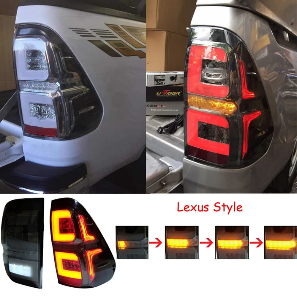 

High Quality LED Car Rear Tail Light Brake Reverse Lamp for Hilux Revo 2015-2021 Pickup