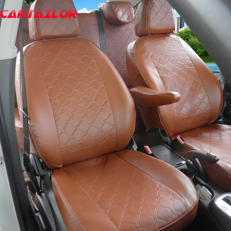 

CARTAILOR PU leather car seats for Buick Encore seat covers accessories set four season seat cover set ventilated car cushions