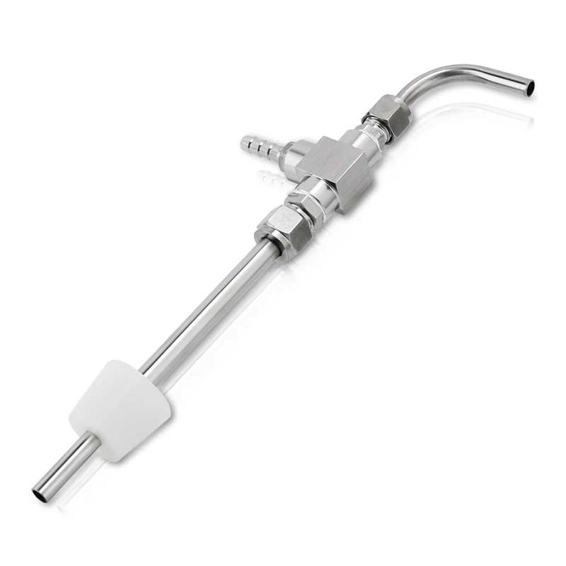 Newest Pressure Beer Transfer Kit,Closed Loop Transfer System,Carboy To Corny Keg Transfering Pole For Beer Wine
