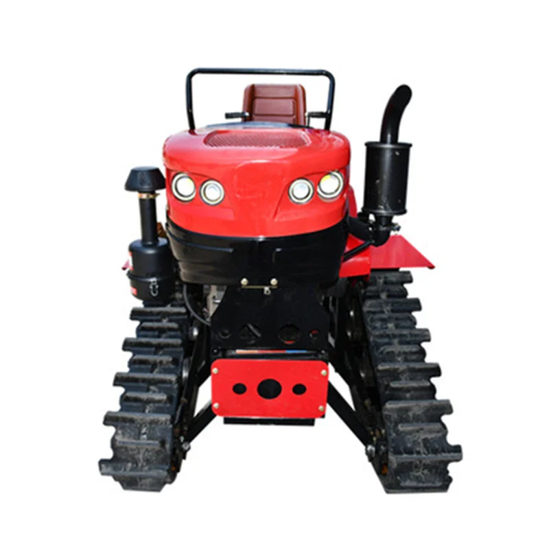 Agricultural Land Machine 25HP Power Tiller Farm Small Diesel Crawler Rotary Tiller