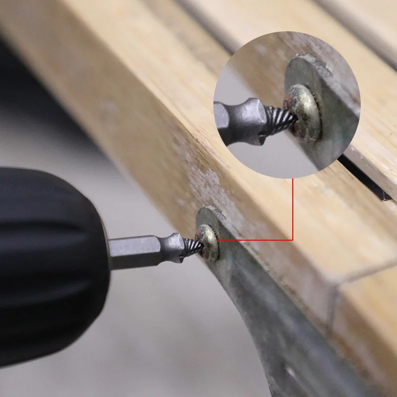 Screw extractor High hardness material to remove the broken screw to pull out the damaged bolt power tools