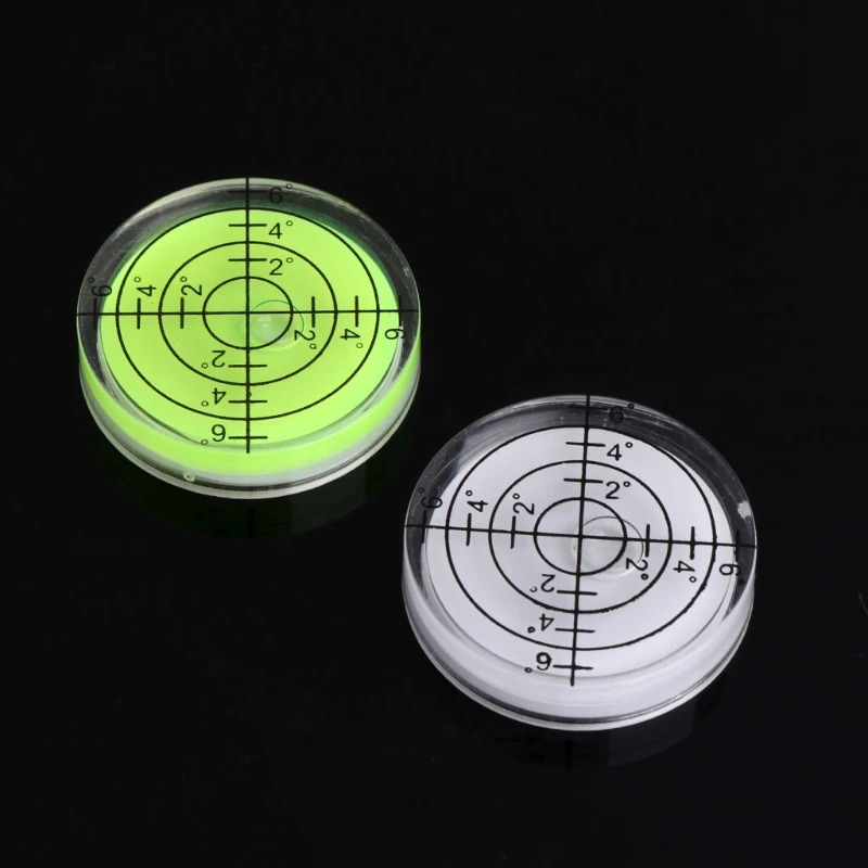 32x7mm Bulls-eye Bubble Degree Marked Surface Level For Camera Circular