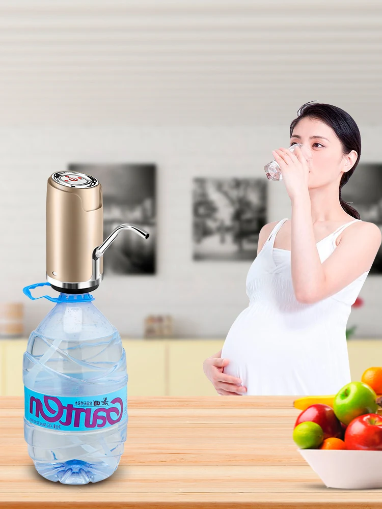 Water Dispenser ขวดปั๊มไฟฟ้าแบบพกพาขวดน้ำสมาร์ทไร้สายน้ำปั๊มน้ำอุปกรณ์