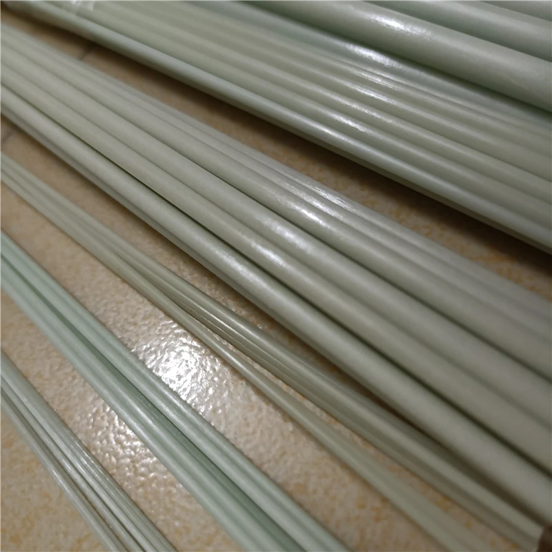 

8PC Glass Fiber Rod Diameter 6mm Insulation and High Temperature Resistance White Solid Fiberglass Bar Length 1500mm