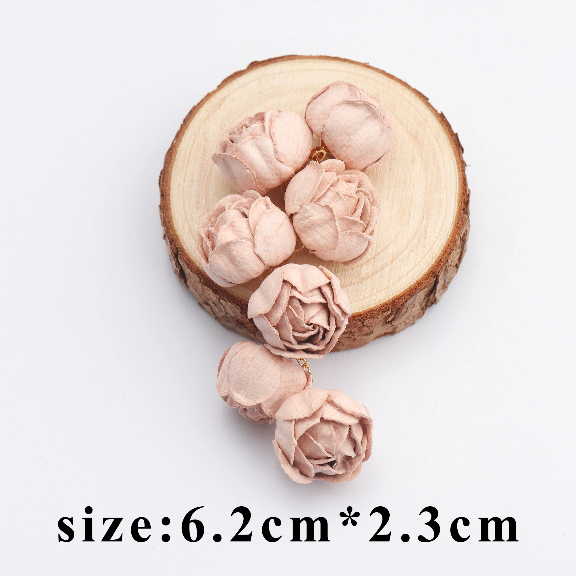 GUFEATHER M840,jewelry accessories,diy pendants,ear chain,flower shape,charms,hand made,jewelry making,diy earrings,6pcs/lot