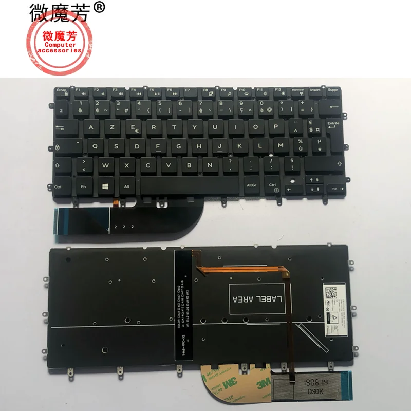 

French FR Laptop keyboard for DELL Inspiron XPS 13 7000 7347 7348 7352 7353 7359 15 7547 7548 9343 9350 9360 N7548 backlit