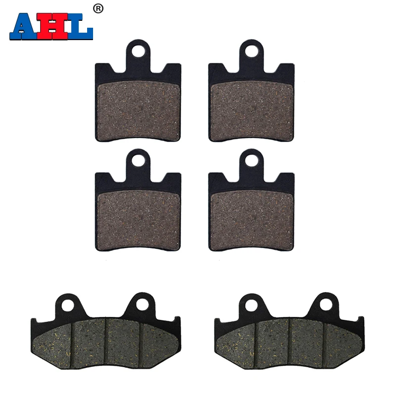 AHL Motorcycle Front and Rear Brake Pads for Suzuki AN250 AN 250 burgman skywave 250 1998-2006 AN400 AN 400 burgman 1999-2006