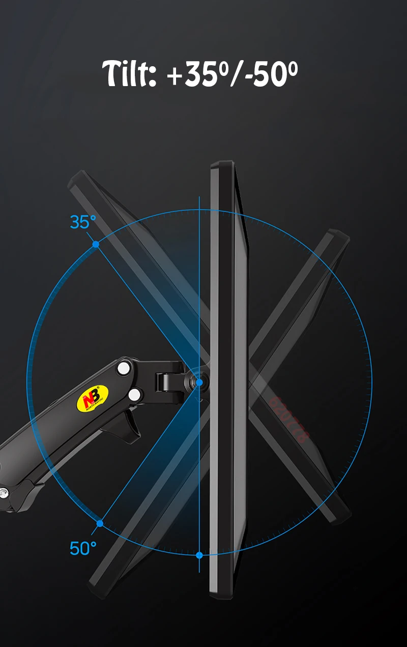 NB M150 Màn Hình Giá Đỡ Công Thái 17-27 "Màn Hình LCD Màn Hình LED Khe Gắn Chân Đế Tải 2-7kgs