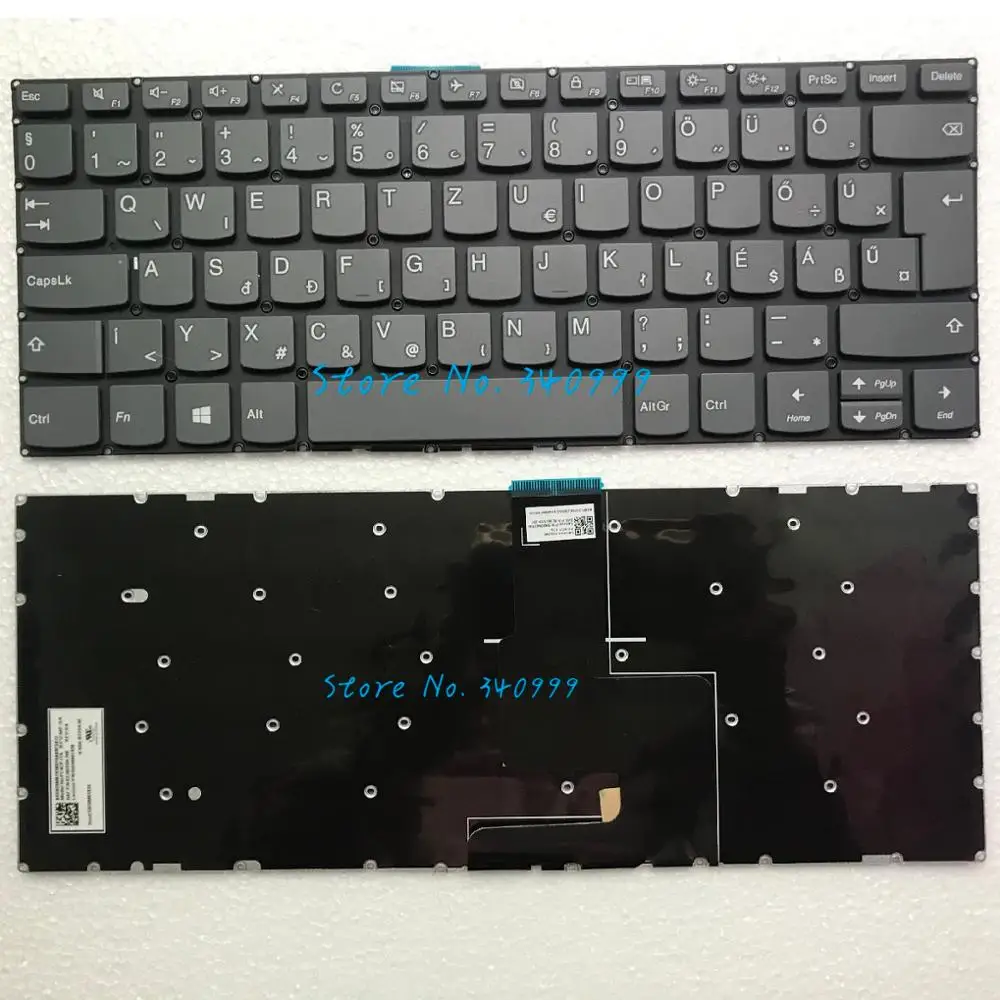 New Hungarian Keyboard For Lenovo yoga 520-14 520-14IKB yoga 720-15IKB No Backlight