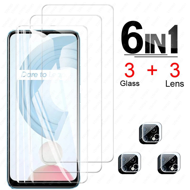 Realmy C21 Glass Tempered Glasses for Oppo Realme C21 C 21 21c 6.5