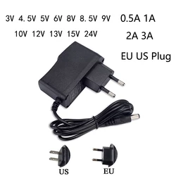 AC 110V 220V to DC 5V 9V 12V Volt Power Supply 3V 5V 6V 8V 9V 12V 13V 15V 24V 1A 2A 3A Universal Power Adapter For  LED Strips