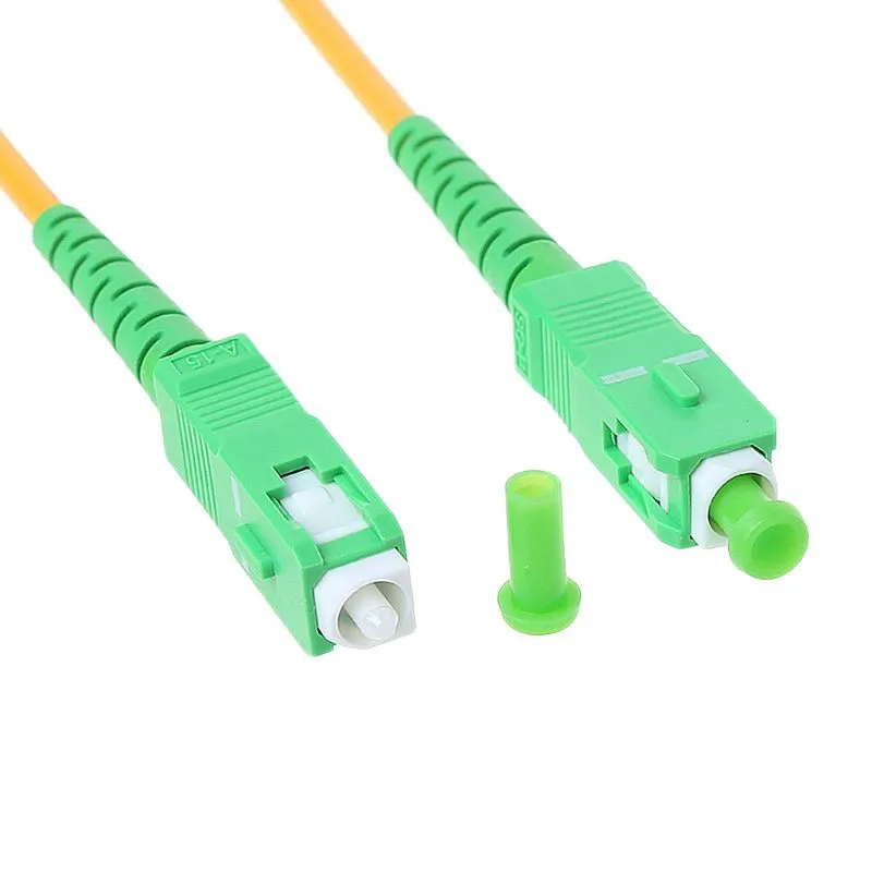 SC/APC-SC/APC-SM Sợi Dây Dây Nhảy Cáp SM Simplex Chế Độ Đơn Quang Cho Mạng 1M, 2M, 3M, 5M, 10M