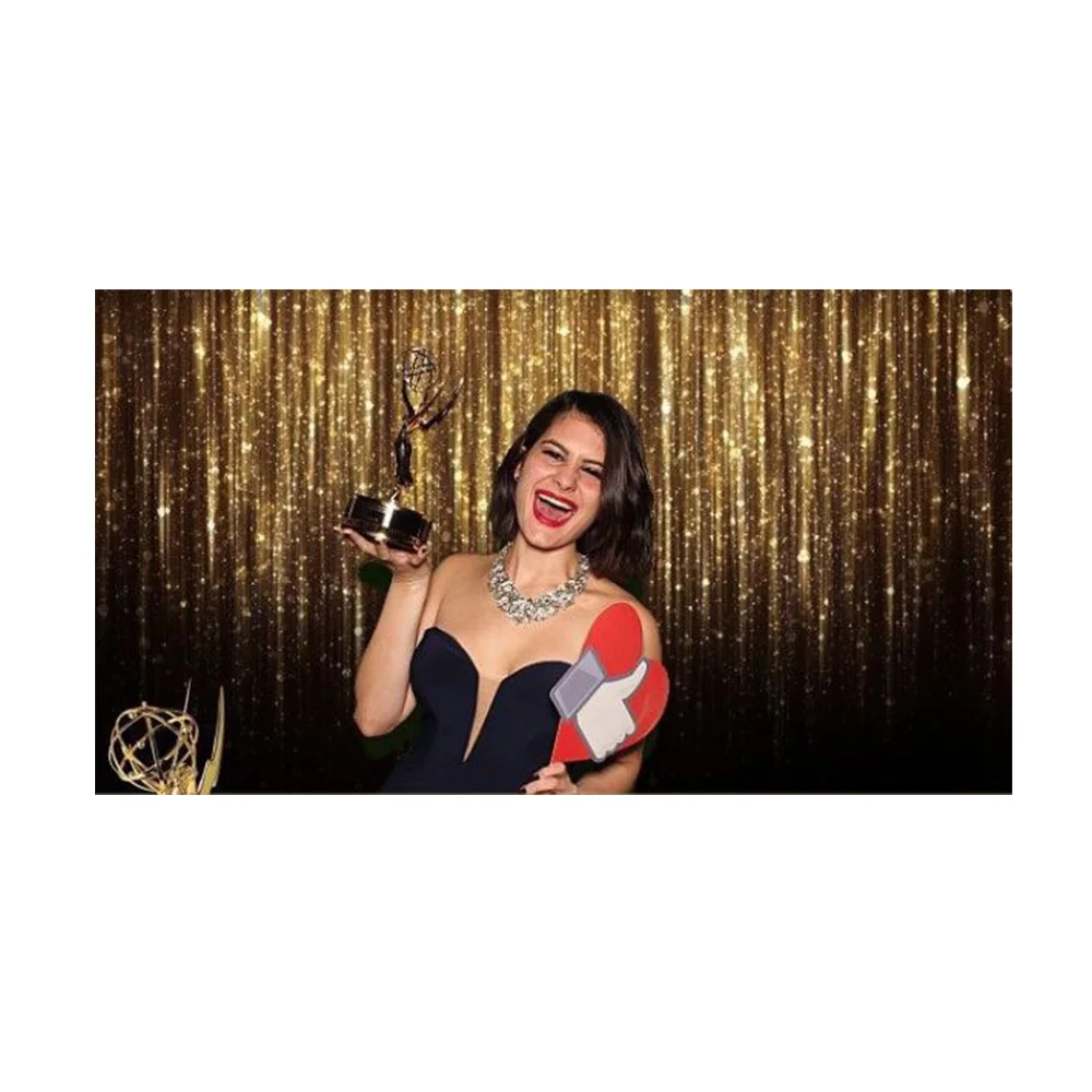 Vàng Lấp Lánh Chân Dung Phông Nền Chụp Ảnh Disco 80 90 Đảng Biểu Ngữ Nền Bokeh Trừu Tượng Sinh Nhật Phòng Nhiếp Ảnh