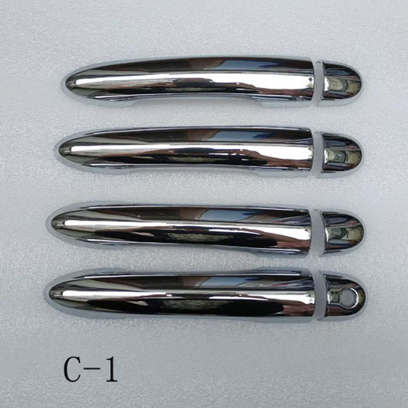 For Renault LAGUNA 3 III 2009 2011 2012 ABS chrome Door handle catch cover Trim cap auto accessories 8pcs