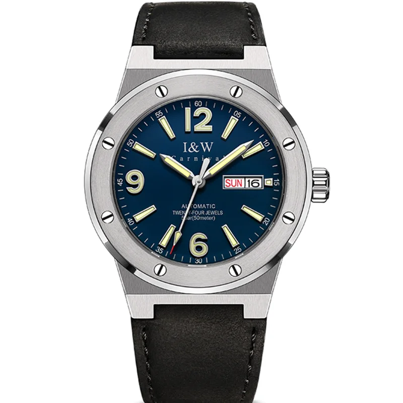 Carnival IW Mechanical Watch For Men Brand Luxury Automatic Men 