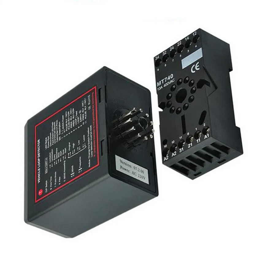 

12V/24V DC Single Channel Vehicle Loop Detector for car parking management and toll system