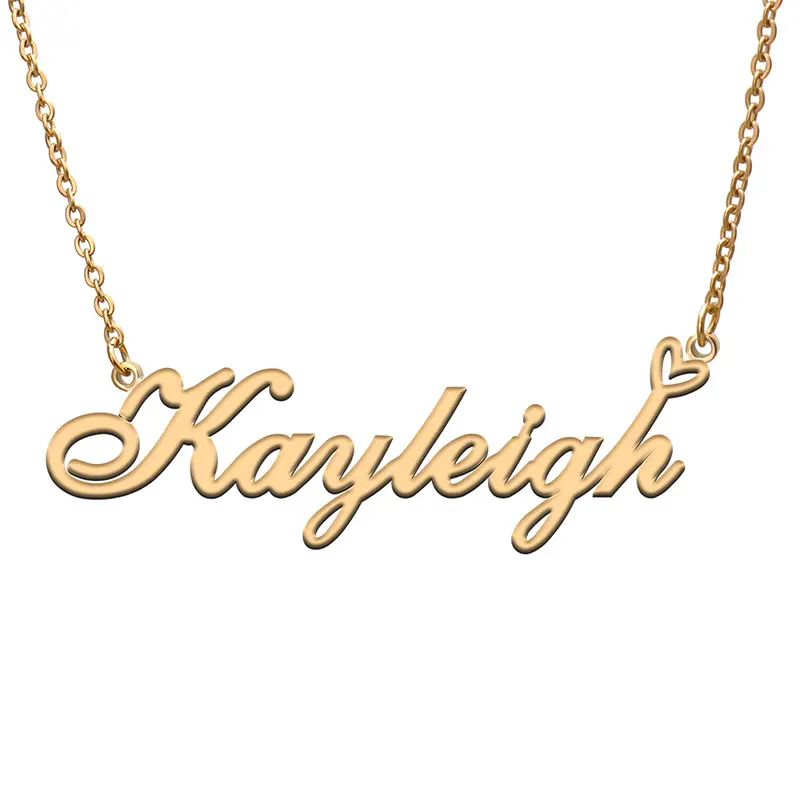 

Kayleigh Stainless Steel Name Necklace for Women Personalized Dainty Jewelry Gift for Her Birthday Christmas Valentines Day