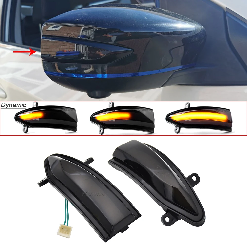 Rear View Mirror LED Turn Signal Light Lamp For Nissan Teana Sentra Altima Sylphy 2013 2014 2015 2016 2017 2018 Tiida Pulsar