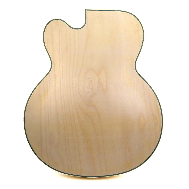 Broadway jazz guitar body sound barrel spruce plywood panel maple plywood back