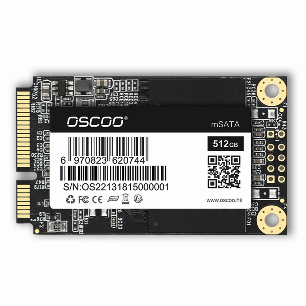 Жесткий диск OSCOO mSATA SSD 128 ГБ 256 ГБ 512 ГБ для ультрабуков настольный ноутбук SSD 512 Гб жесткий диск