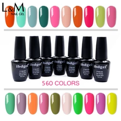 1pc Hot Sales Color Gel Polish Nail Art Soak off Uv Gel Varnishes gellak uv Lacquer Top Base Coat Matte Top Coat Long Lasting