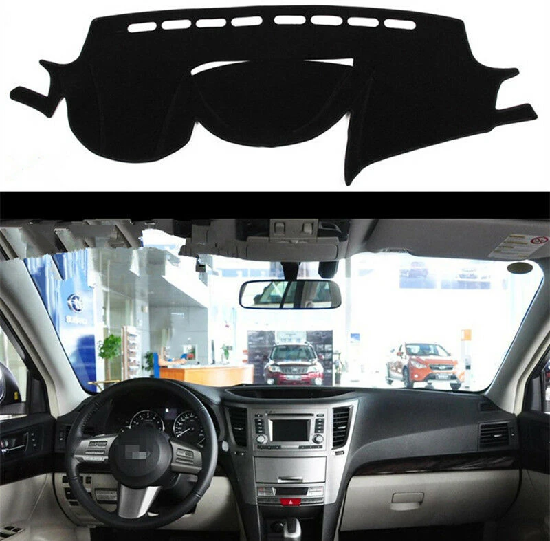 

For Subaru Outback Legacy 2010-2014 Black Front Dashboard Cover Carpet Car Dash Board Heat Proof Mat Sun Shield Pad Shade Strip