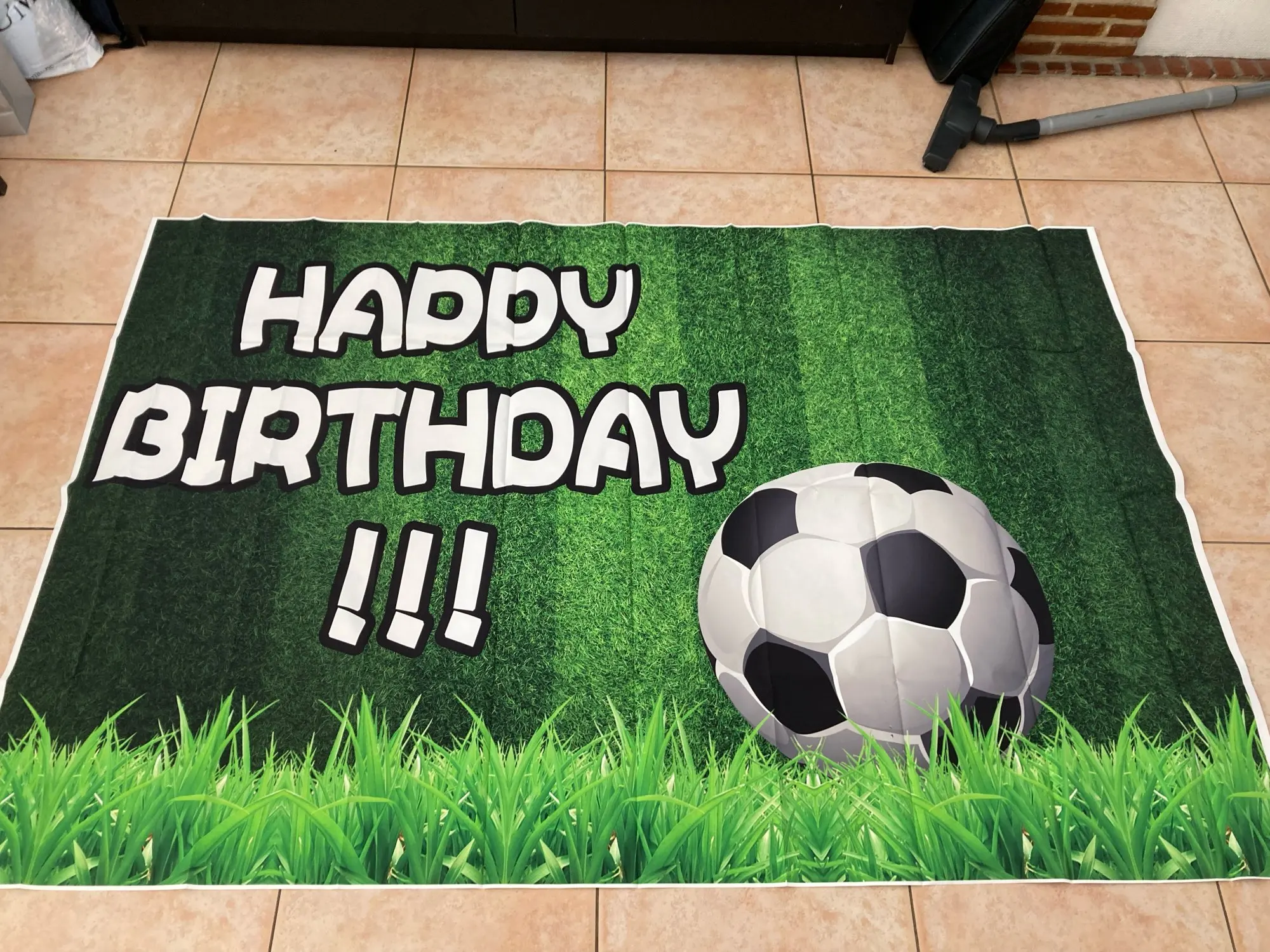 خلفية مخصصة لكرة القدم لعيد الميلاد ، خلفية التصوير الفوتوغرافي للأولاد ، ملعب كرة القدم من ملعب ريال مدريد ، كأس بطل ، كعكة الجدول ديكور الدعامة