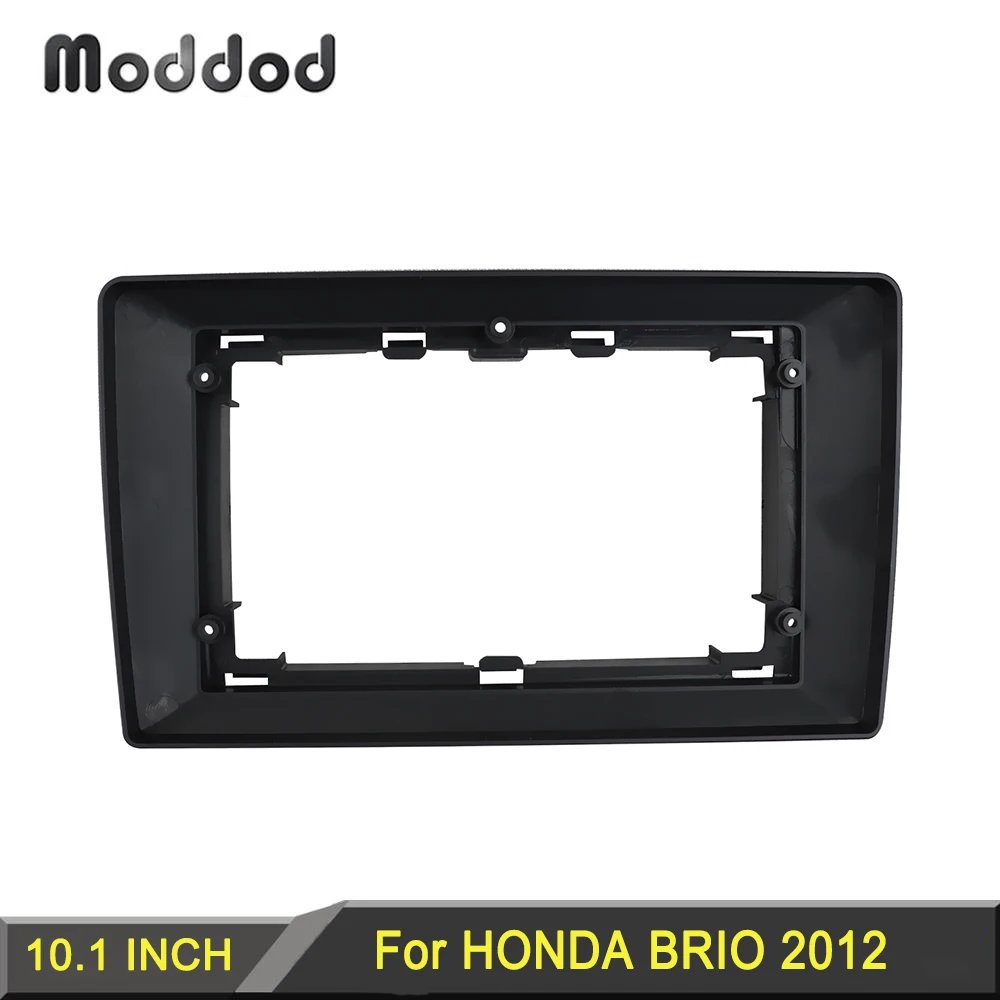 

Автомобильный радиоприемник Fascia, подходит для HONDA BRIO 2012 10,1 дюйма, двойная Din рамка, стерео, DVD-плеер, устанавливаемая панель с объемной отделкой, панель приборной панели, ободок