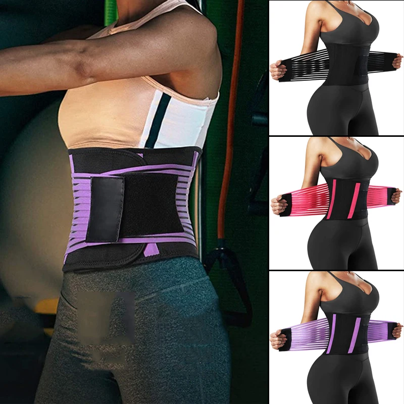 Waist Trainer Belt Elastic Slimming Body Shaper Fitness Belt Sport Girdle Workout Shapewear for Women MC889