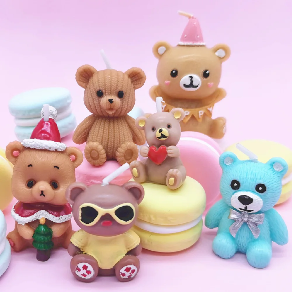 

Домашний декор, день рождения, свеча, торт, Топпер, украшение, бриллиант, коричневый медведь, выпечка, мультфильм, детвечерние ринка, десерт ...